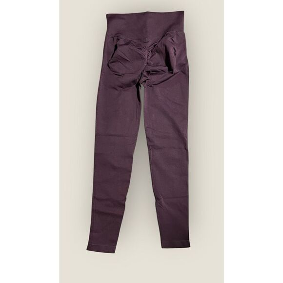 New Halara Women’s L 7/8 Seamless Flow Butt Lifting Leggings Night’s Purple C - Picture 12 of 13